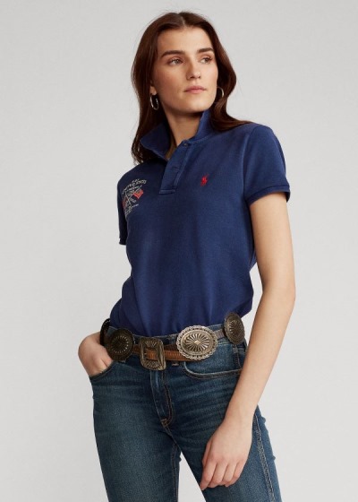 Dámské Polokošile Polo Ralph Lauren Classic Fit Eagle - 84952-UAHK